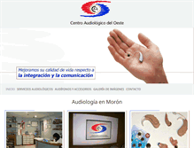 Tablet Screenshot of centroaudiologicodeloeste.com